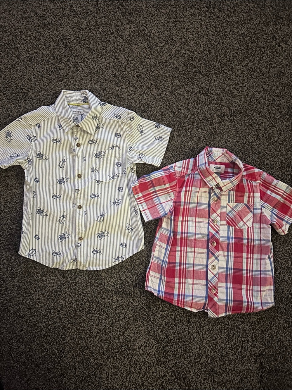 Boys Short-Sleeve Button-Down Shirts